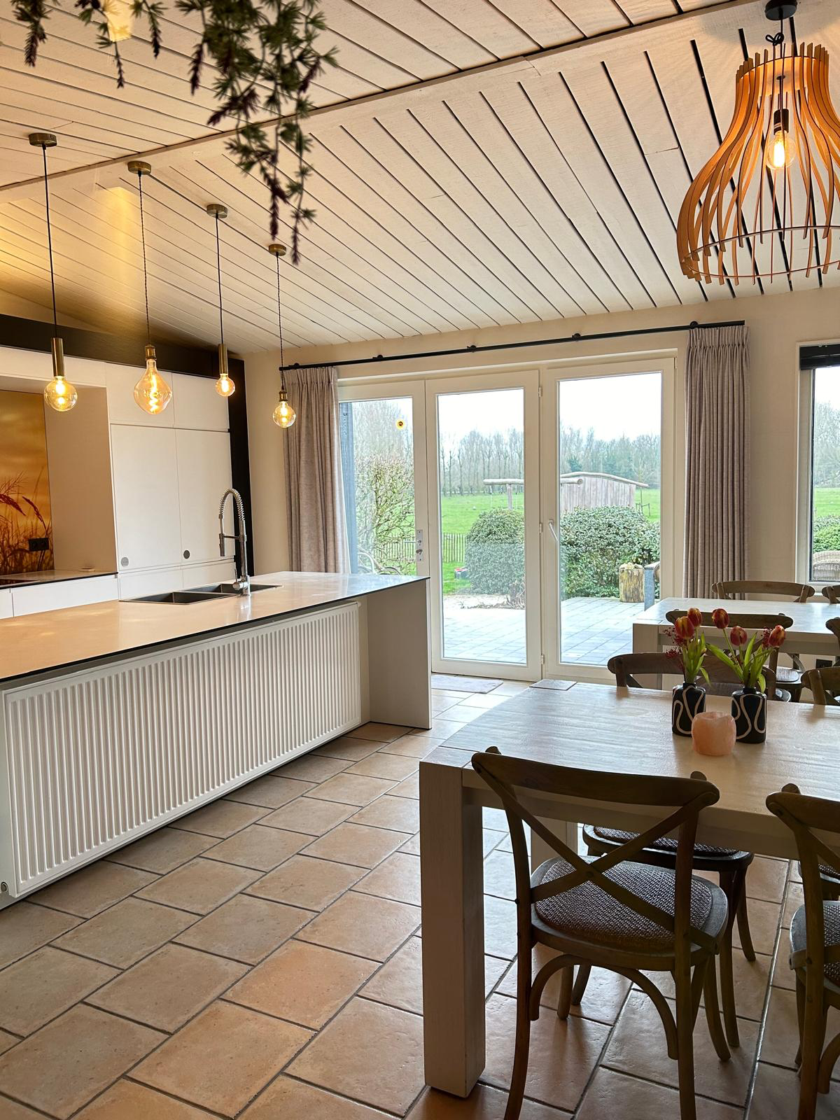 Living en keuken Het Riethuis